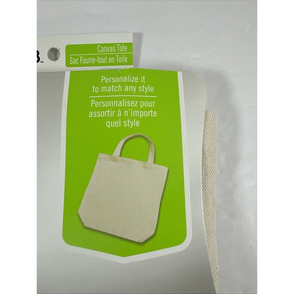 Imagin8 Canvas Tote 13.5x13.5x3.5 New - Picture 4 of 8